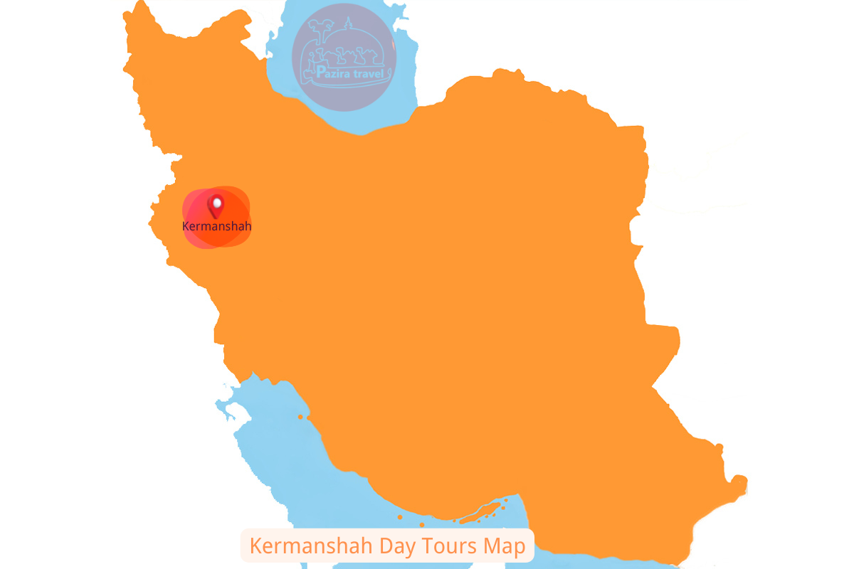Explore Kermanshah trip route on the map!